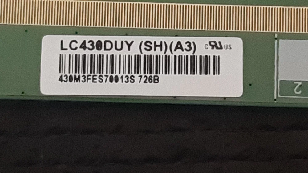 матрицы LC430DUY(SH)(A3) и LC430DUY(SH)(A1) для LG - миниатюра 6