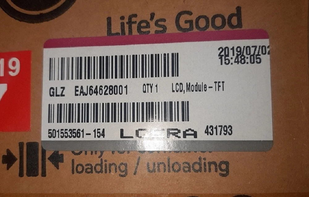подсветка LG 43LH / 43LF / 43LJ в сборе модуль - миниатюра 6
