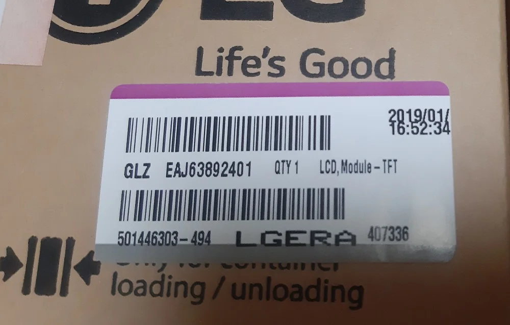 подсветка LG 43LH / 43LF / 43LJ в сборе модуль - миниатюра 7