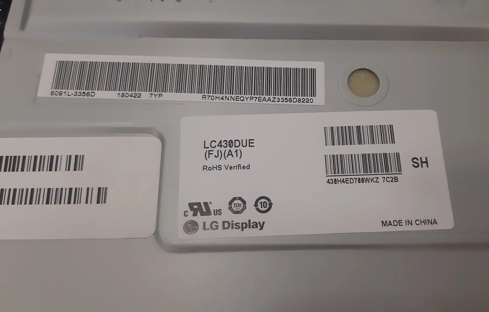 подсветка LG 43LH / 43LF / 43LJ в сборе модуль - миниатюра 9