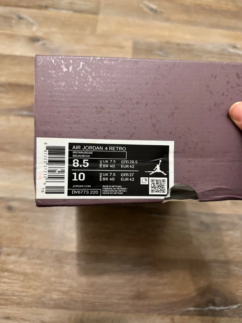 Air Jordan 4 x A Ma Maniére (Новые Оригинал) - миниатюра 8