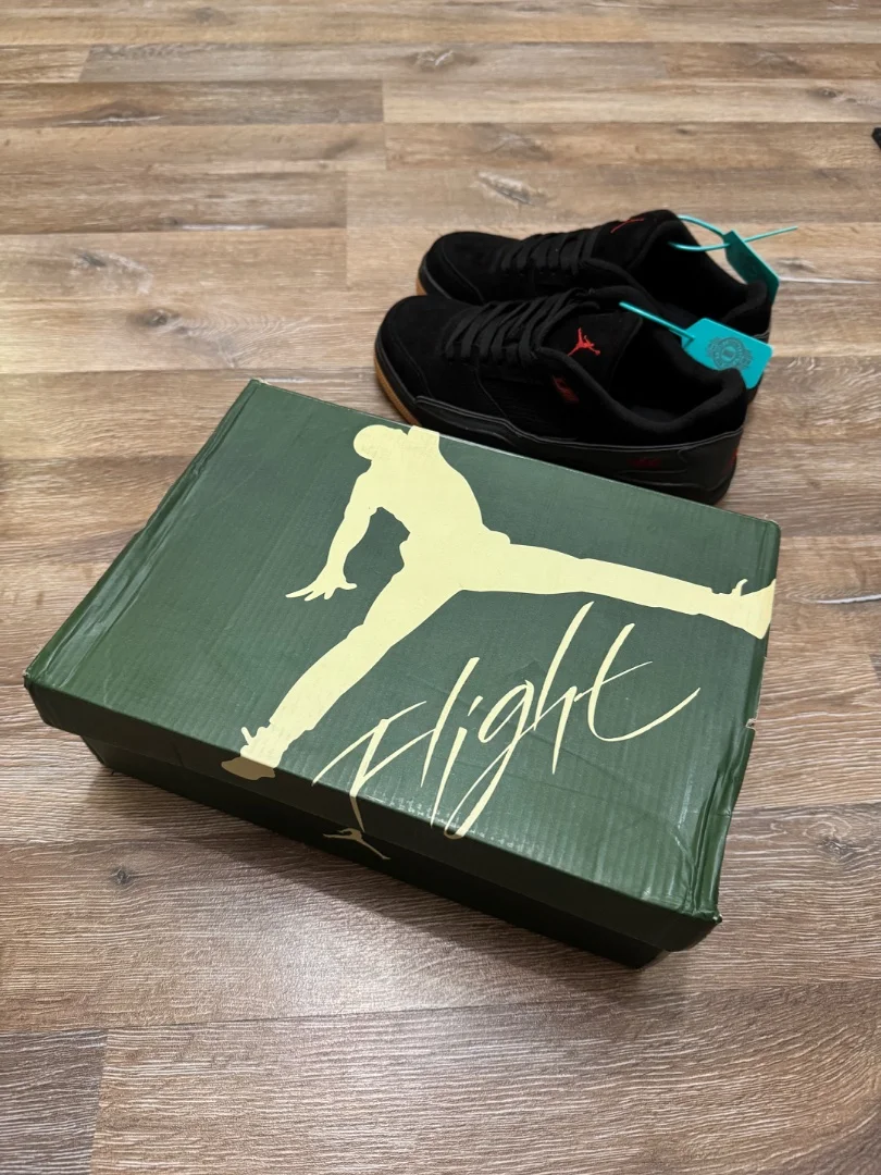 Jordan 4 Retro "Flight Court" (Новые Оригинал) - миниатюра 7
