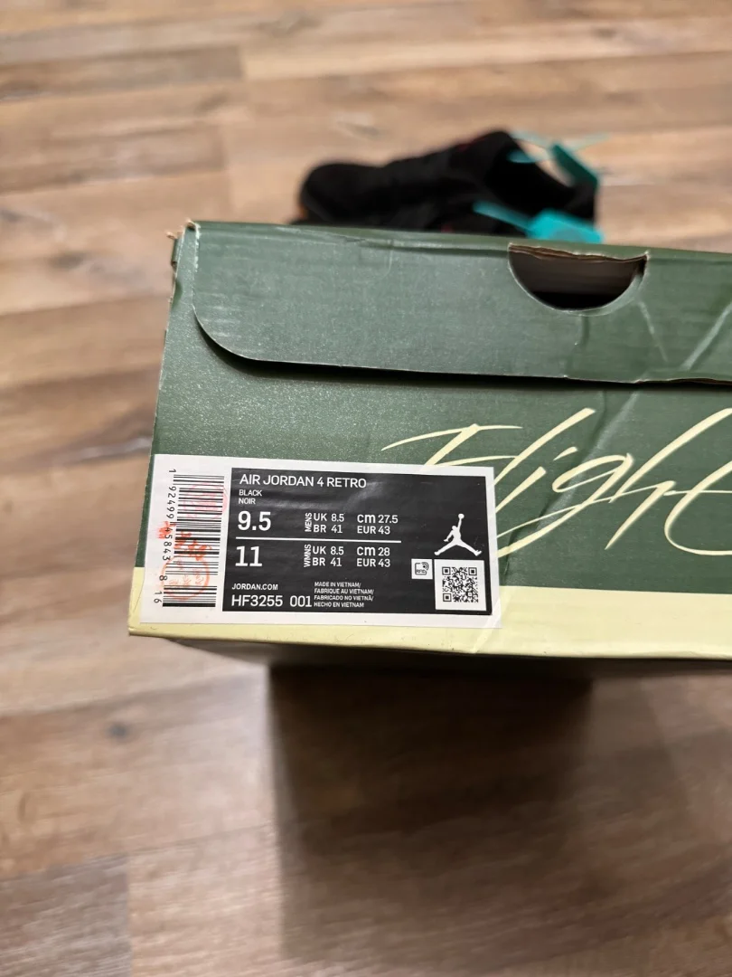 Jordan 4 Retro "Flight Court" (Новые Оригинал) - миниатюра 8