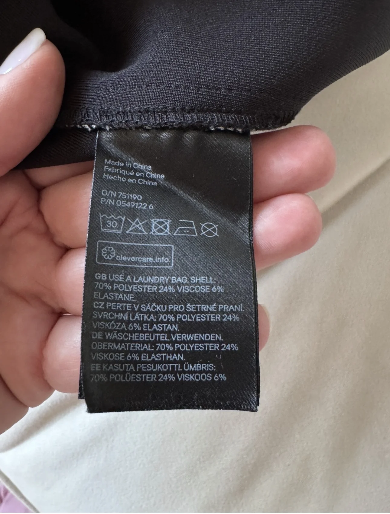 Юбка карандаш H&M в клетку, асимметричная, размер - миниатюра 2