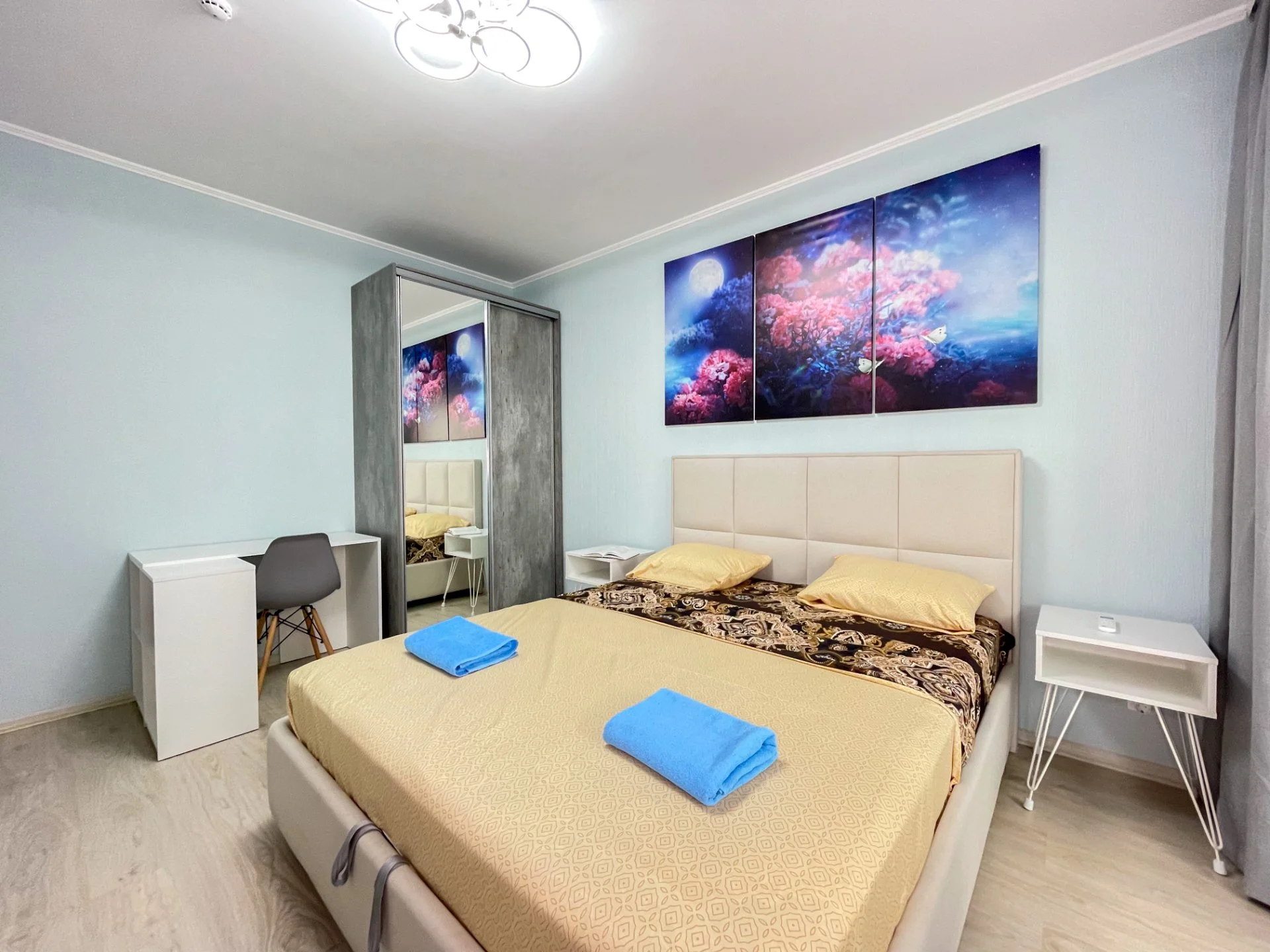 Светлая квартирка рядом с метро Лесопарковая - миниатюра 27