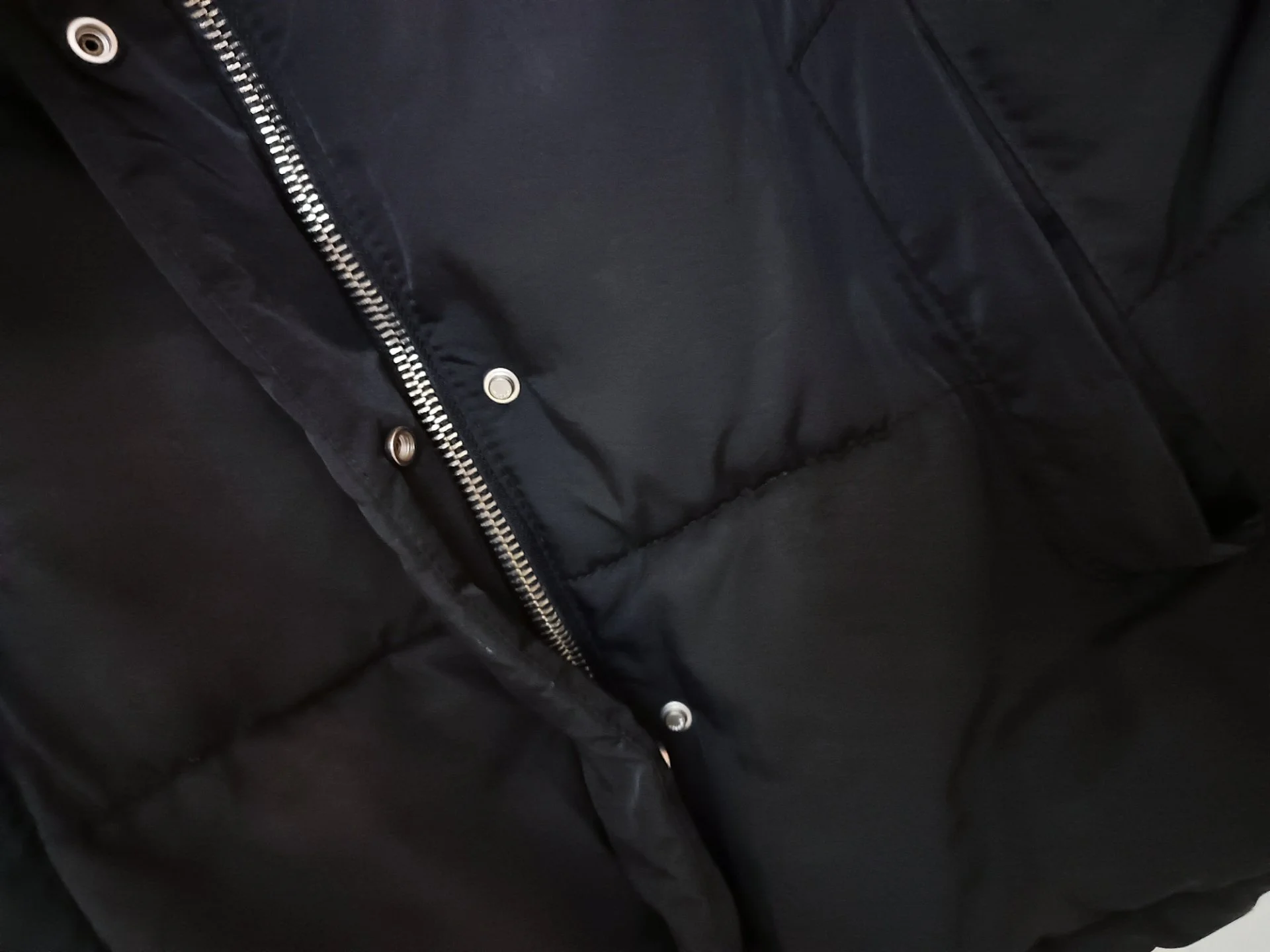 Куртка зимняя женская bershka черная XS размер - миниатюра 5