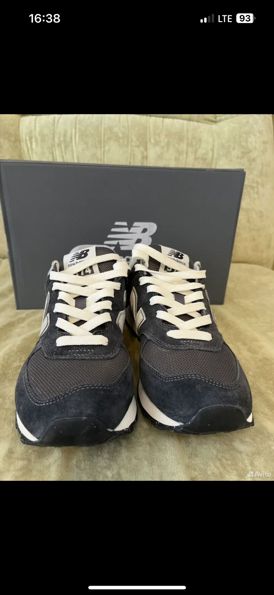 Кроссовки new balance 574 оригинал - миниатюра 3