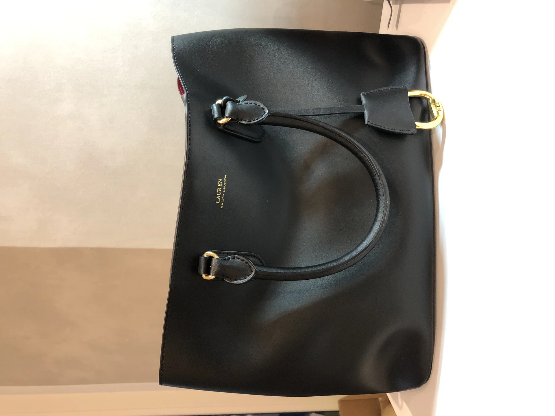Сумка Ralph Lauren. Оригинал. Натуральная кожа. - миниатюра 2