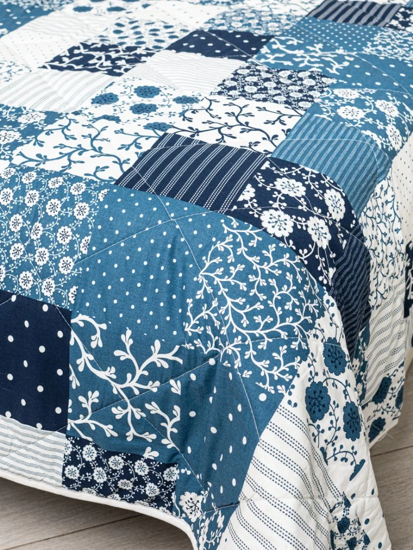 Покрывало IKEA аксвероника, синее - миниатюра 4