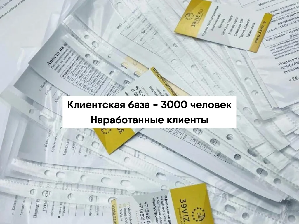 Готовый бизнес Визовое агенство Прибыль 93000 Р - миниатюра 3