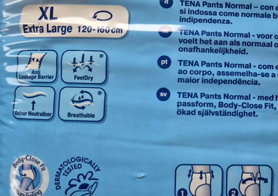 Подгузники для взрослых TENA extra large - миниатюра 2