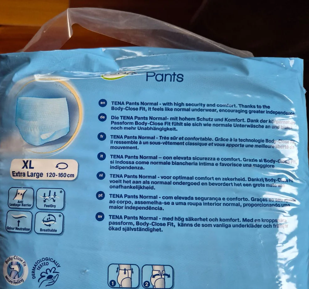 Подгузники для взрослых TENA extra large - миниатюра 4