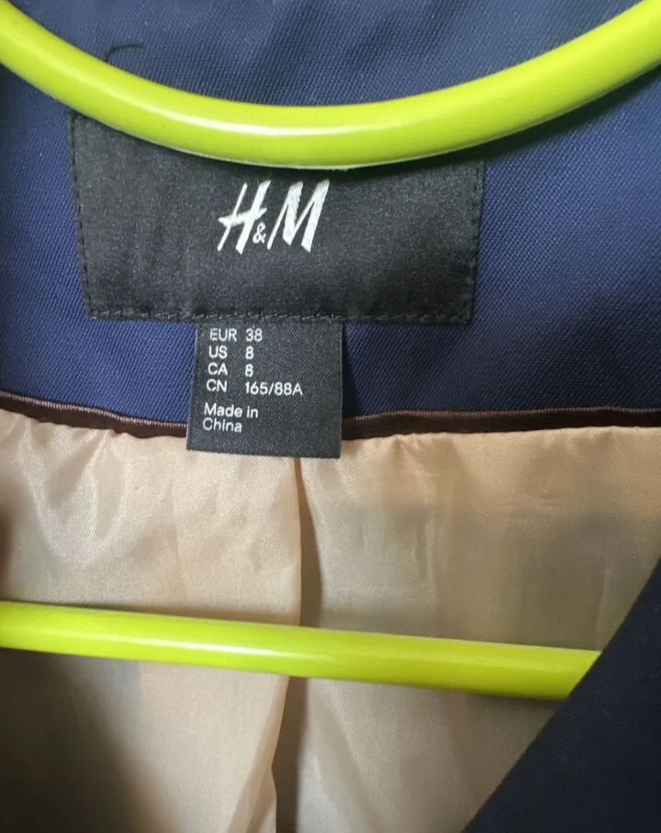 Плащ тренд синий H&M - миниатюра 4