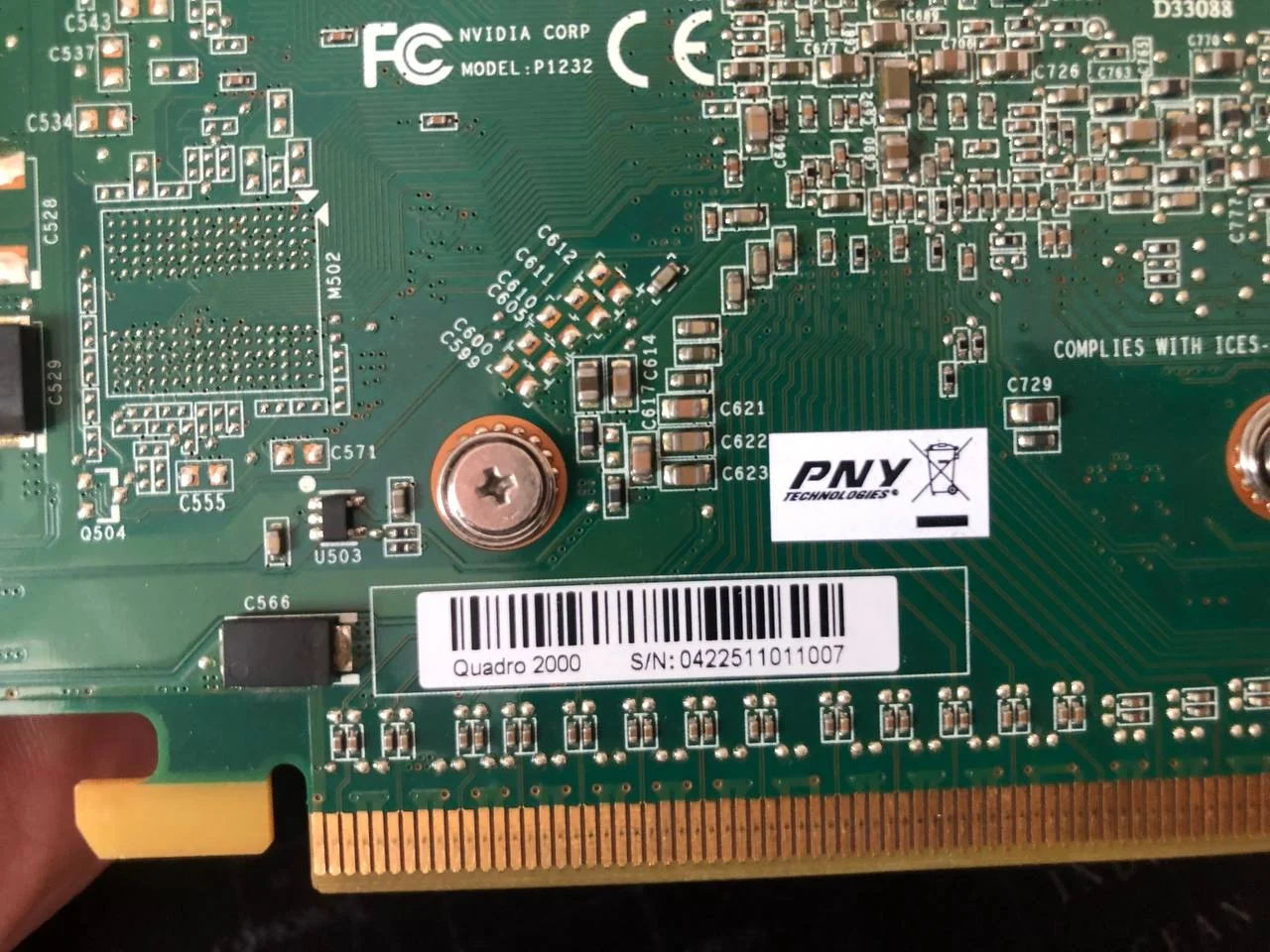 Видеокарта Nvidia Quadro 2000 1Gb GDDR5 - миниатюра 2