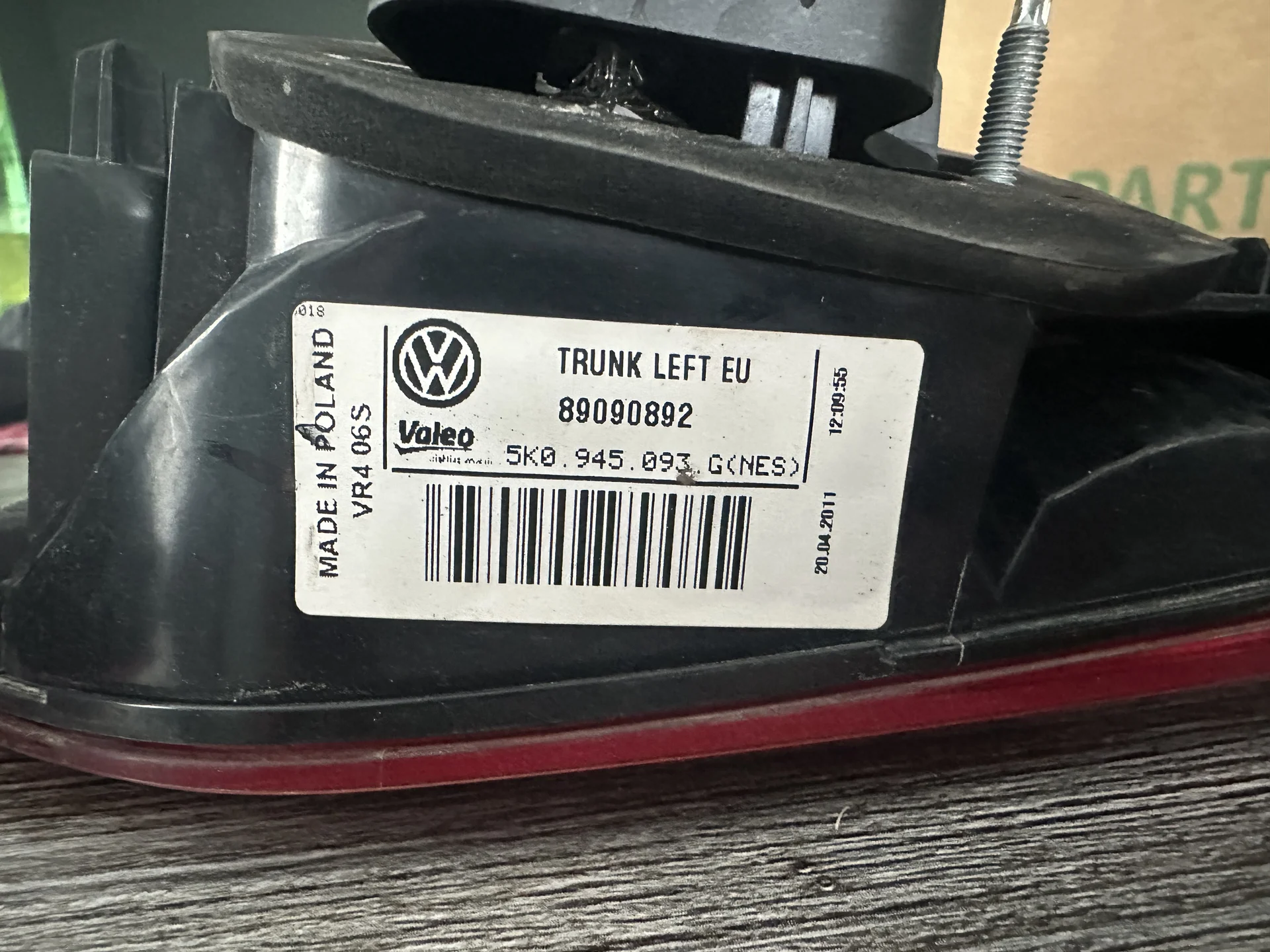 Задние фонари Golf 6 mk6 - миниатюра 7