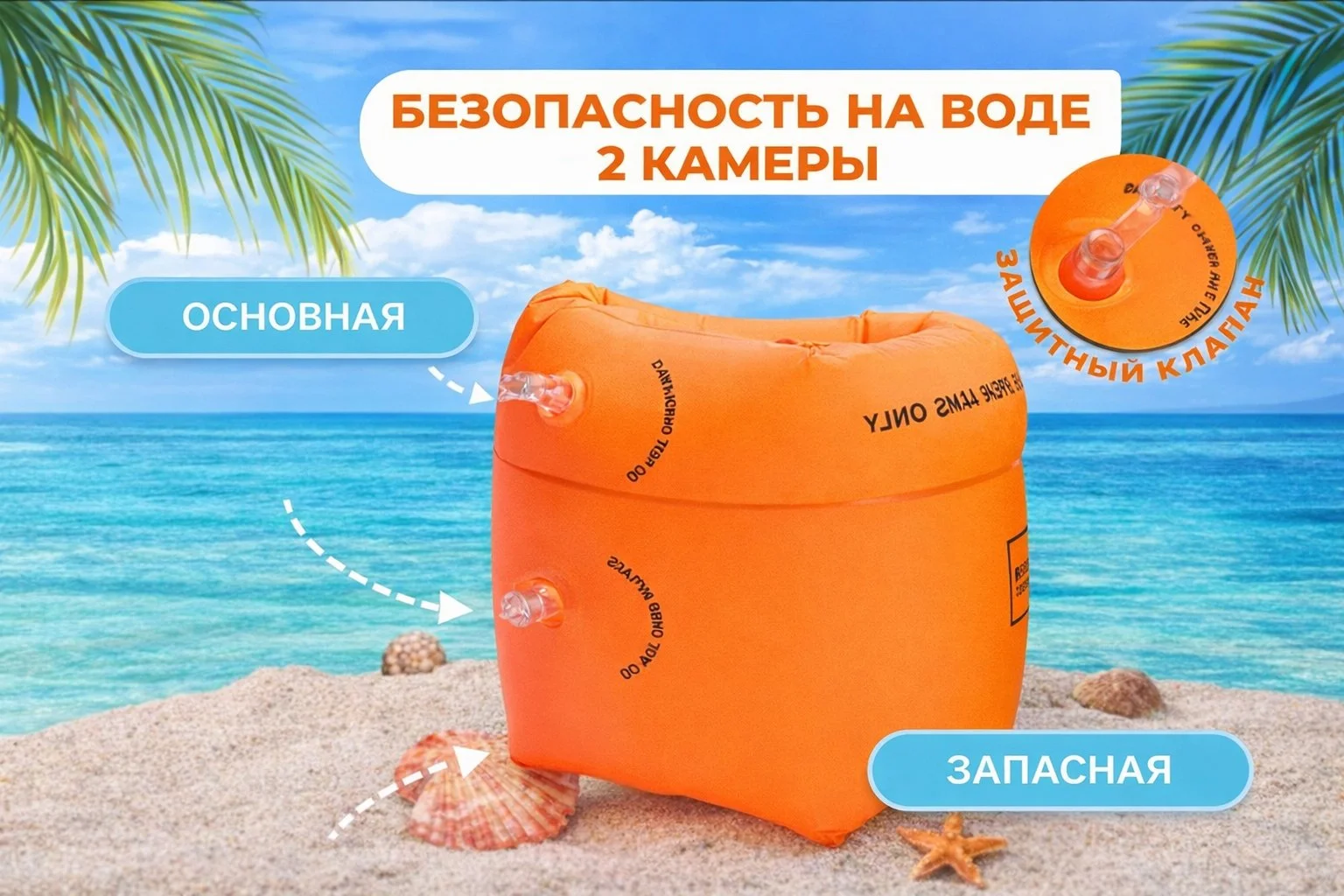 Детские нарукавники для безопасного плавания - миниатюра 4