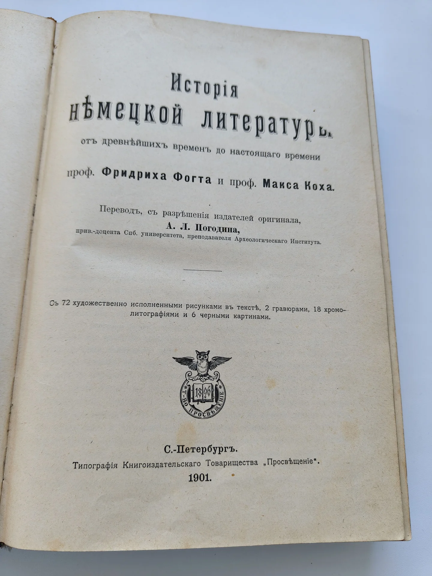 История немецкой литературы.1901г.Фогть и Кохь. - миниатюра 12