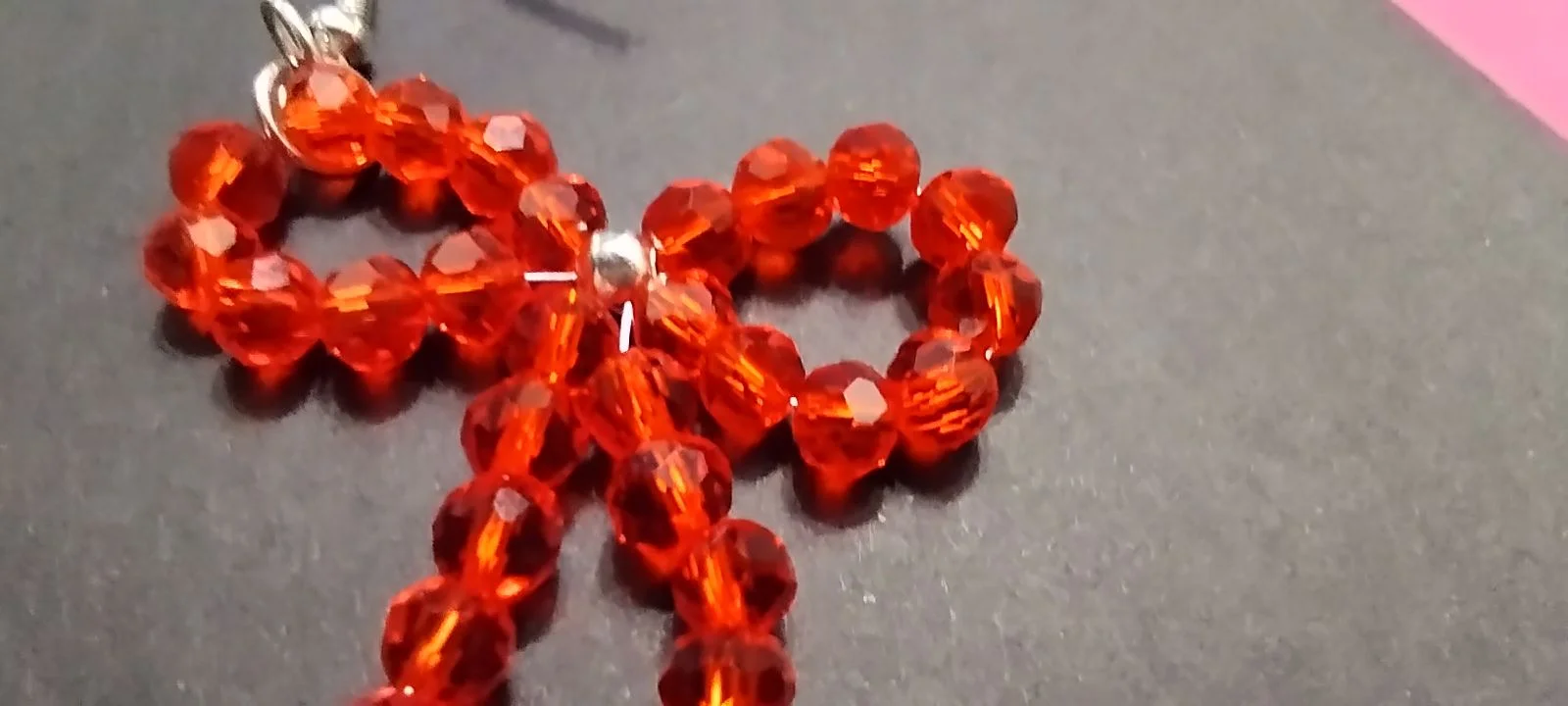 Серьги ручной работы Бантики - миниатюра 6