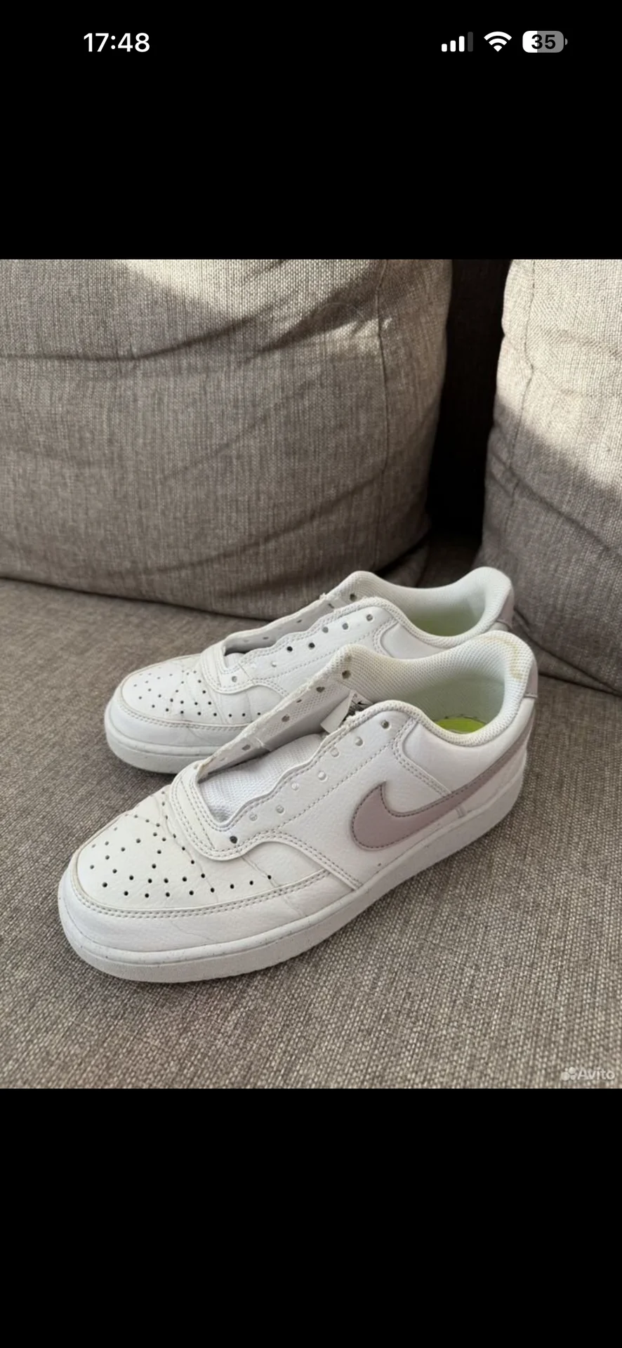 Кроссовки кеды женские Nike оригинал - миниатюра 2