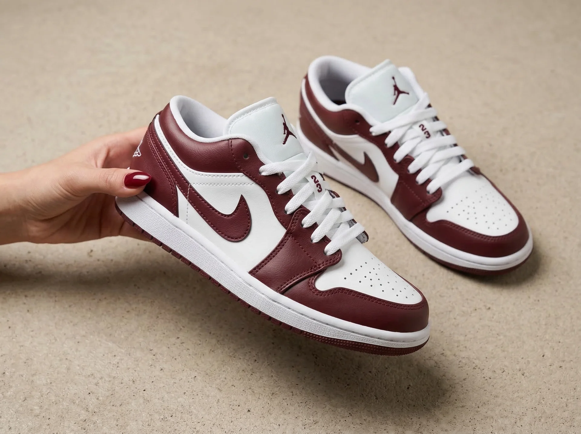 Женские кеды Nike Air Jordan 1 Mid Low - миниатюра 2