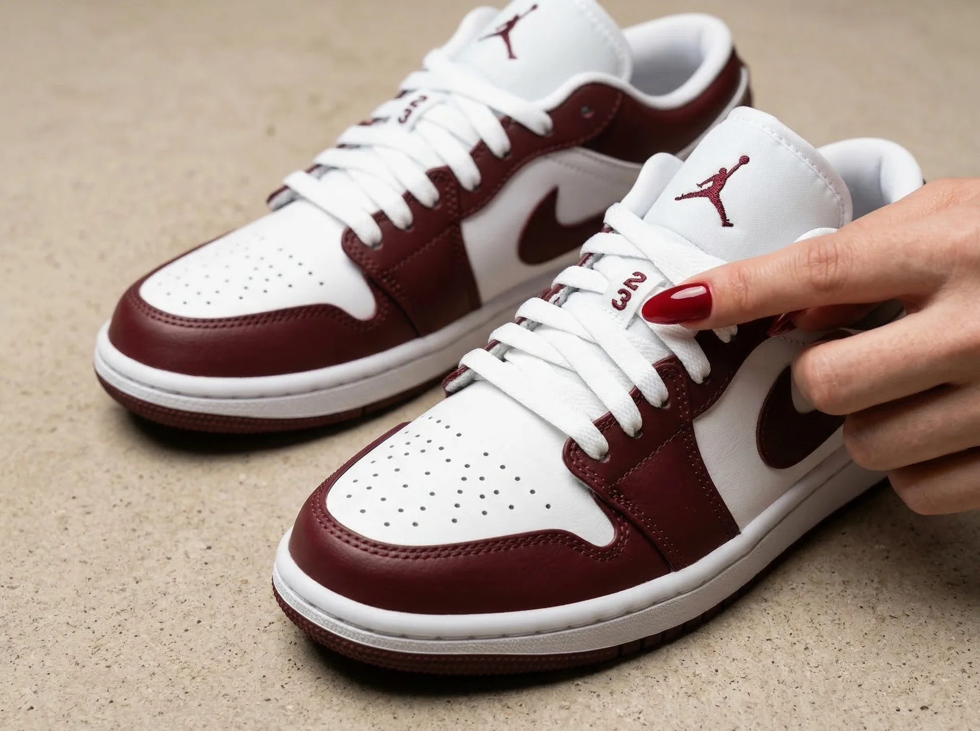Женские кеды Nike Air Jordan 1 Mid Low - миниатюра 9