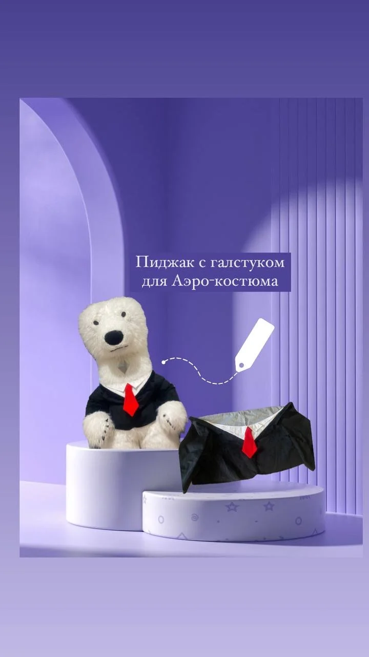 Пиджак, жилетка для белого мишки - изображение 1