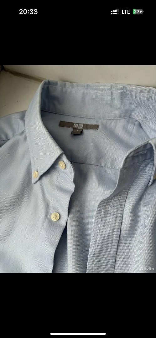 Рубашка Uniqlo мужская - изображение 1