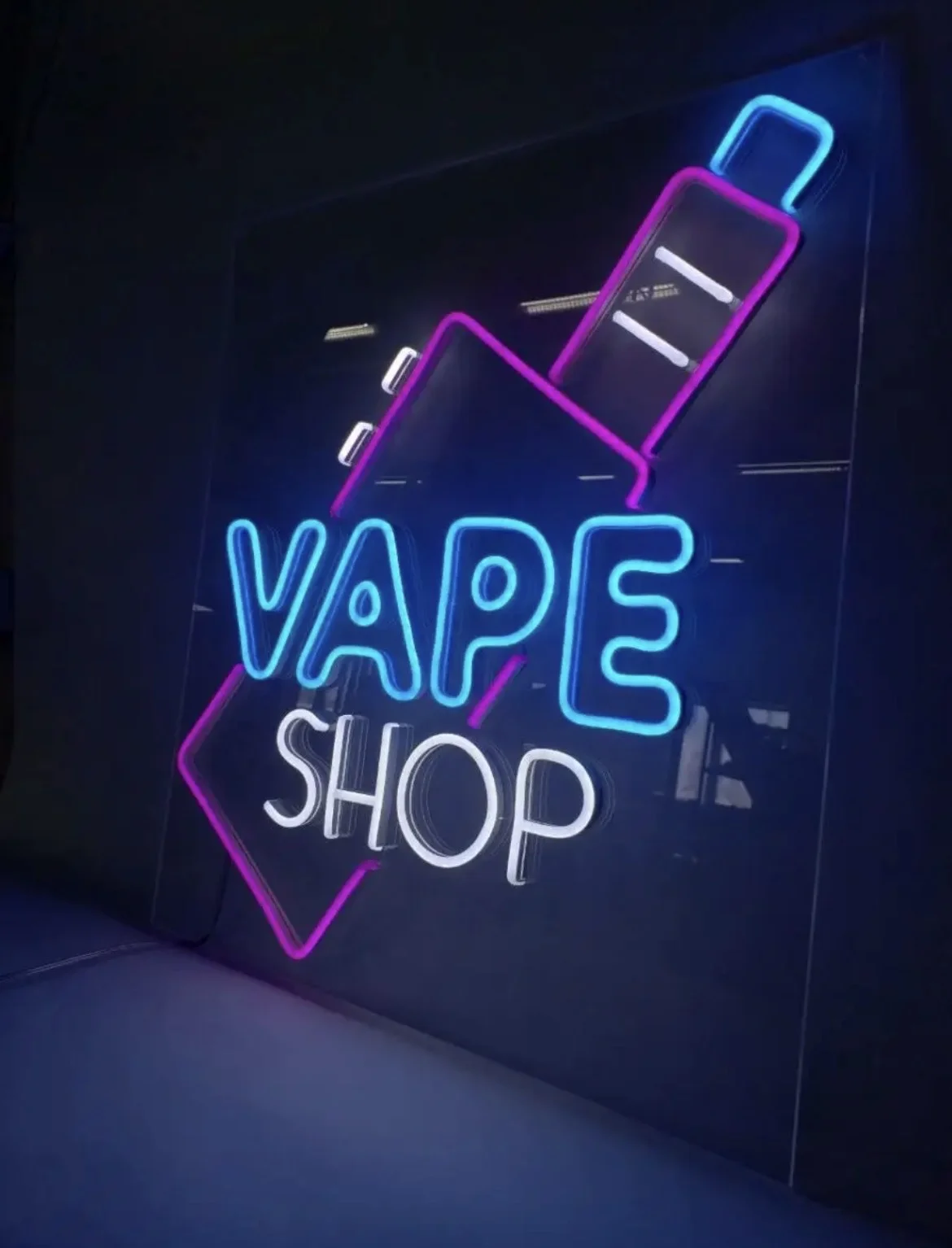 Светодиодная неоновая вывеска Vape Shop - миниатюра 2