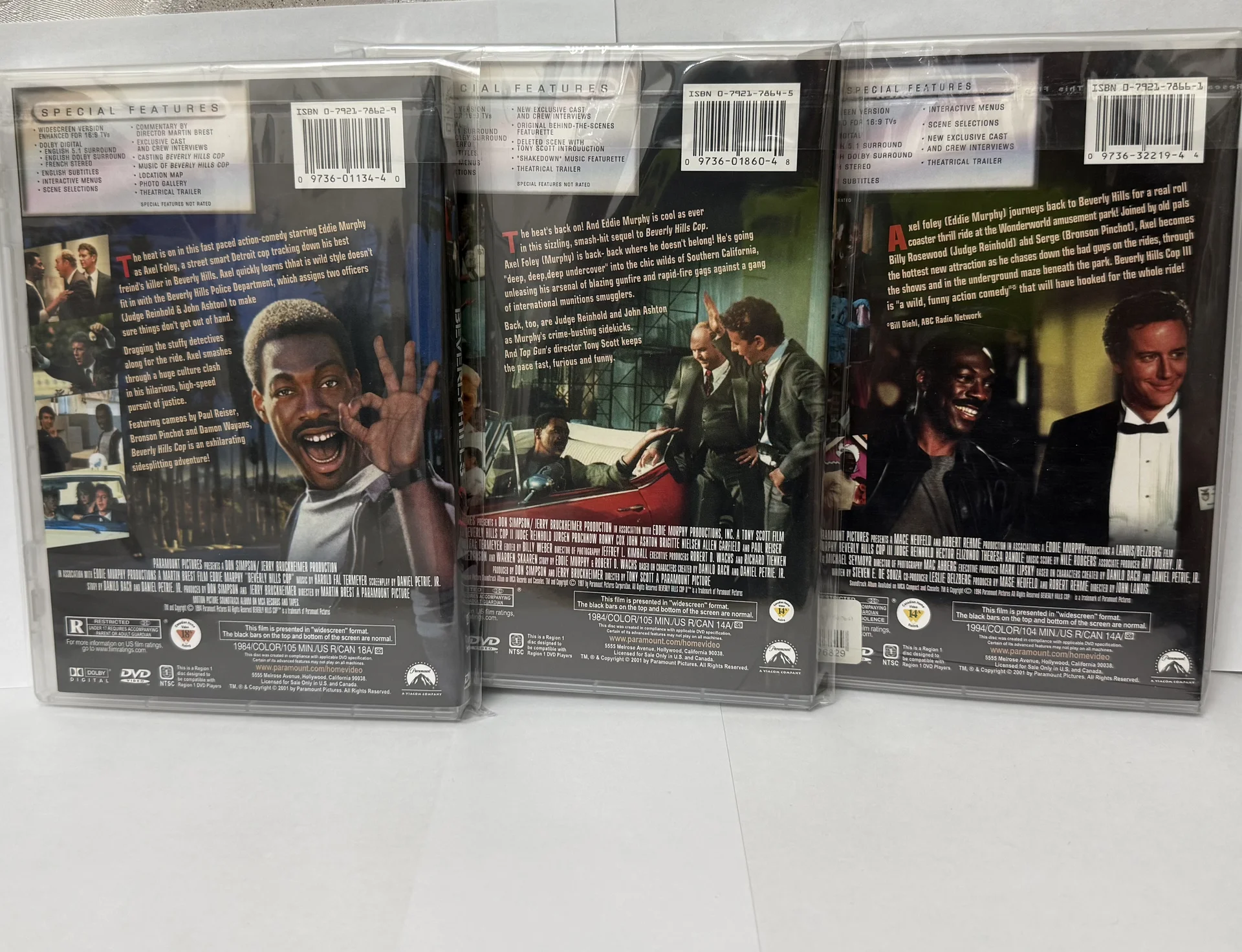 DVD: «ПОЛИЦЕЙСКИЙ ИЗ БЕВЕРЛИ ХИЛЗ 1-2-3» 3 ДИСКА! - миниатюра 3