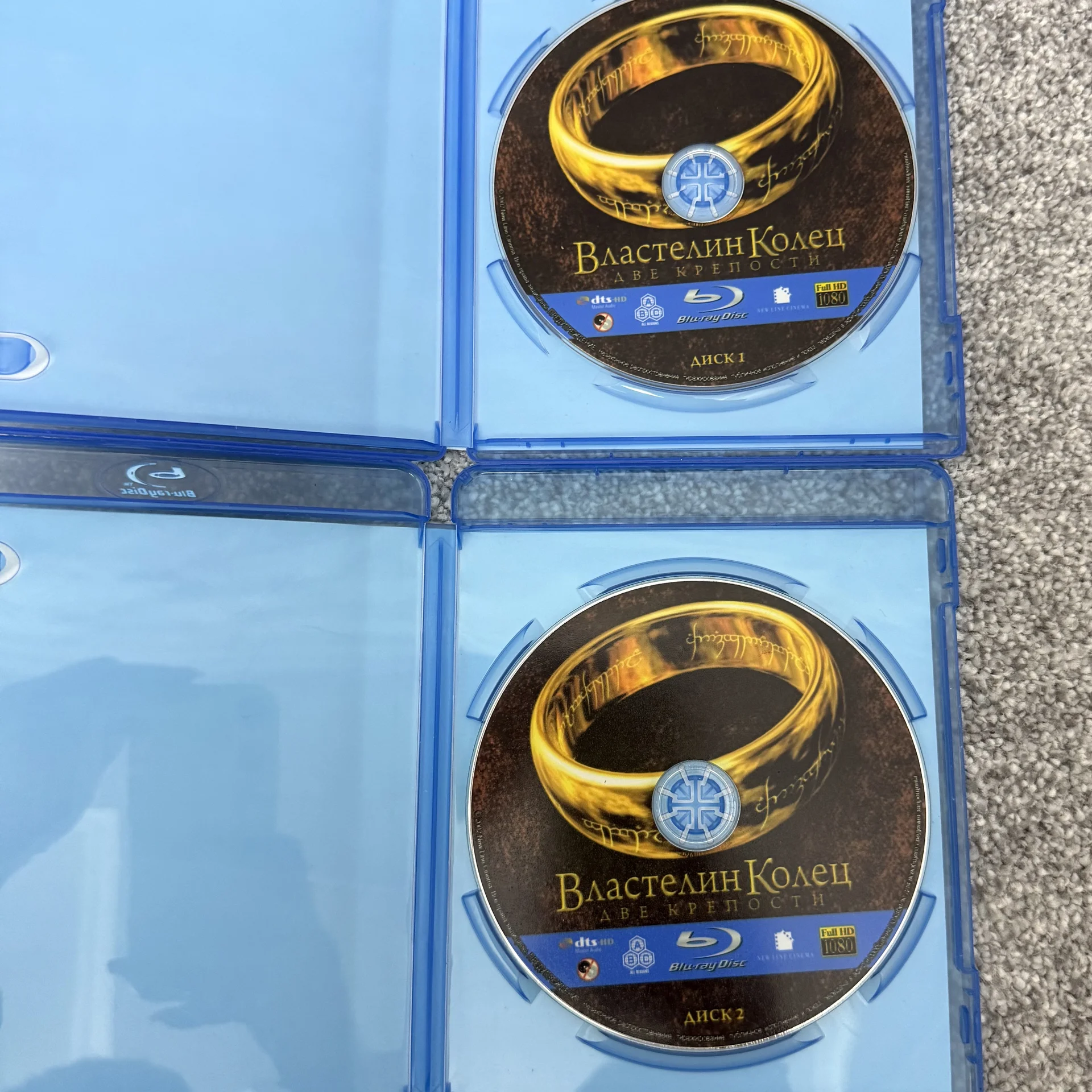 BLU RAY:«ВЛАСТЕЛИН КОЛЕЦ:ДВЕ КРЕПОСТИ»НА 2 ДИСКАХ! - миниатюра 3