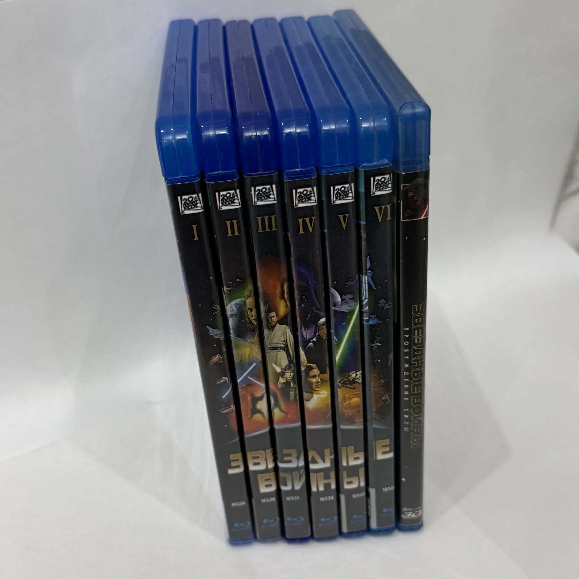 BLU RAY: «ЗВЁЗДНЫЕ ВОЙНЫ» 1-7! НА 7 ДИСКАХ! МЕНЮ! - миниатюра 2