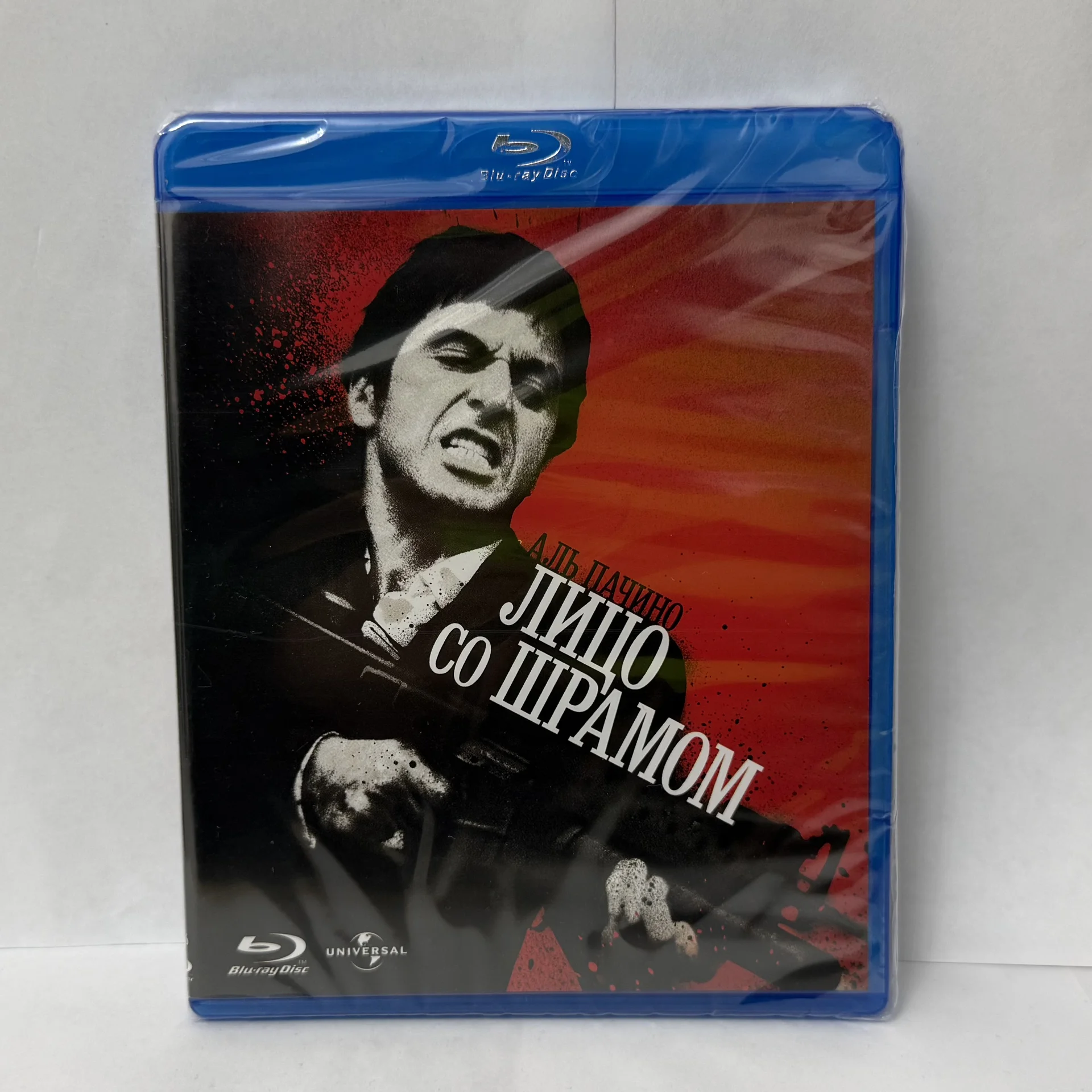 BLU RAY: «ЛИЦО СО ШРАМОМ» 1983 г. ЛИЦЕНЗИЯ! ЗАПЕЧ