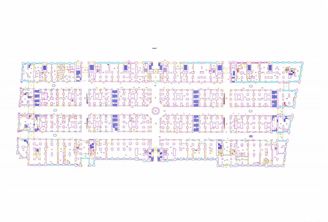 Чертежи autocad (поэтажные планы) из ЕГРН - миниатюра 3