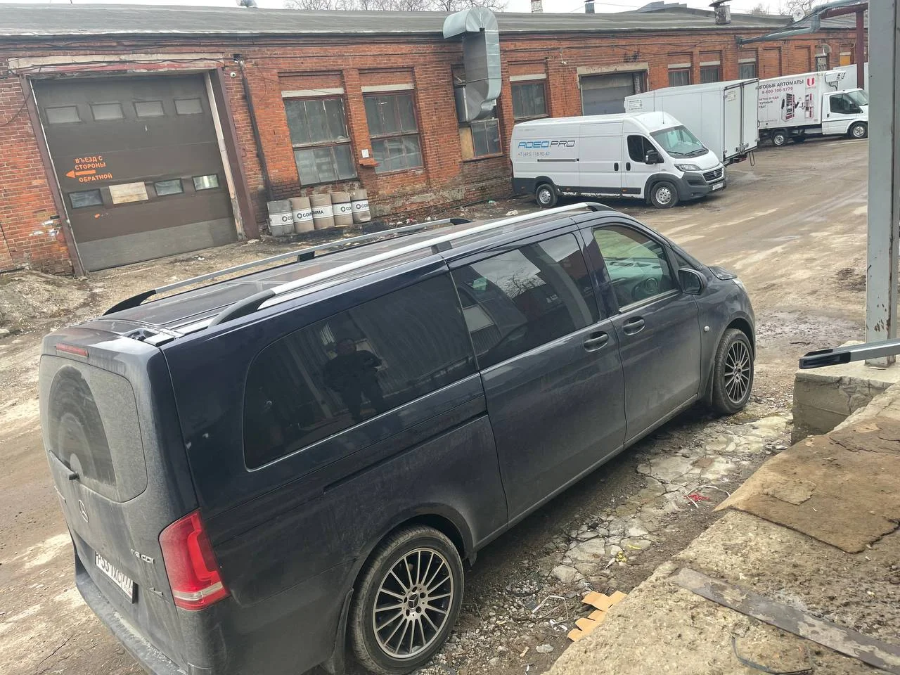 Рейлинги на крышу Mercedes Vito Viano V-klass 2003-2025 - миниатюра 3