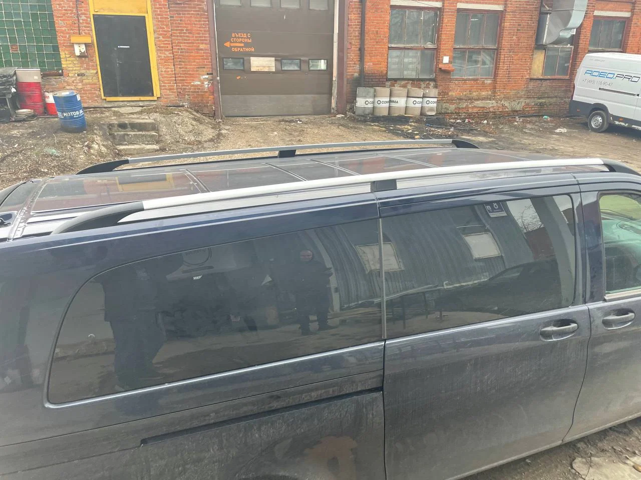 Рейлинги на крышу Mercedes Vito Viano V-klass 2003-2025 - миниатюра 4