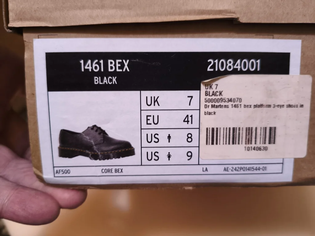 Dr Martens 1461 Bex оригинал - миниатюра 5