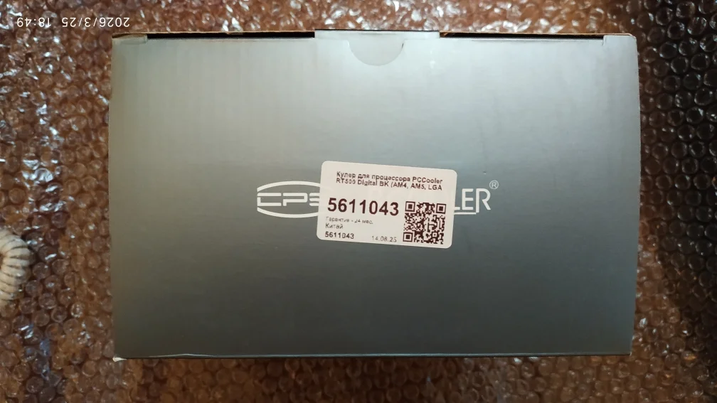Процессорный кулер PCCooler RT500 Digital BK - миниатюра 3