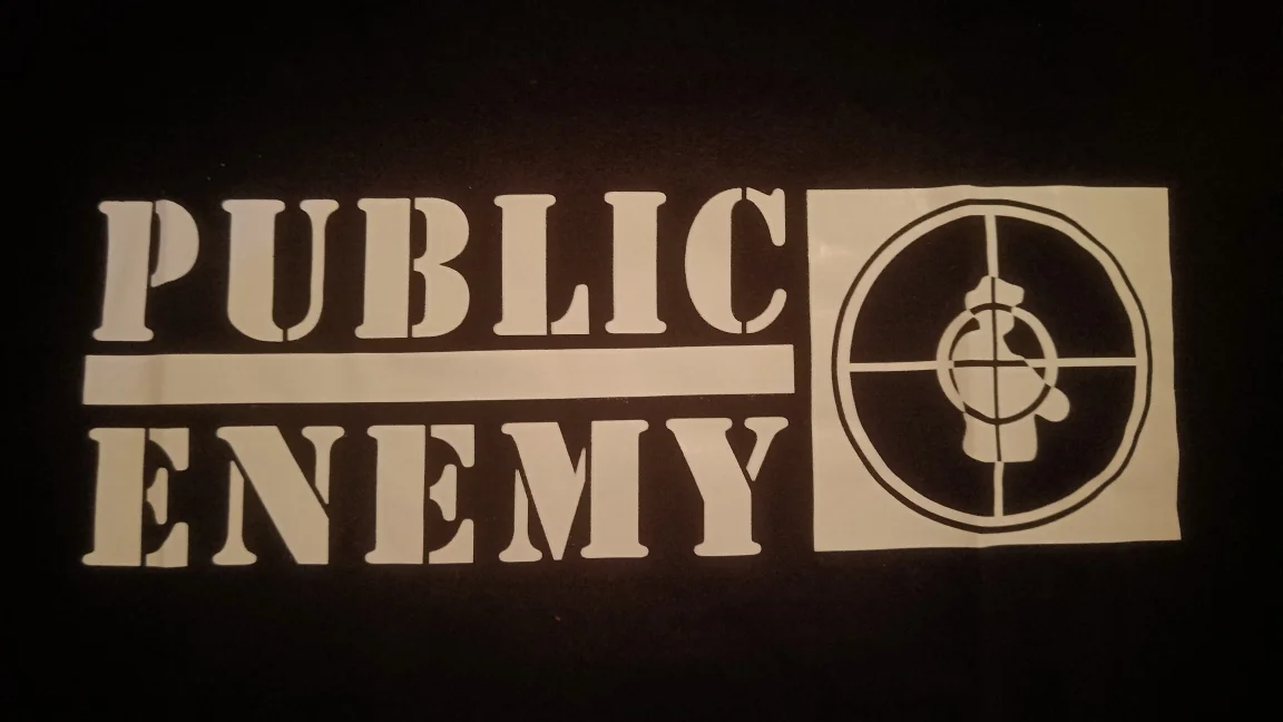 Футболка Public Enemy чёрная/белая (М) - миниатюра 5
