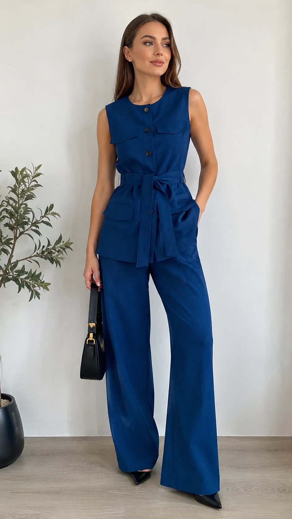 Жилет льняной H&M - изображение 1