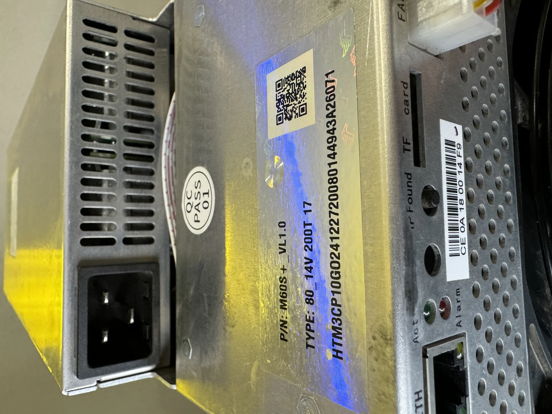 Whatsminer m60s 17w 200t - миниатюра 2