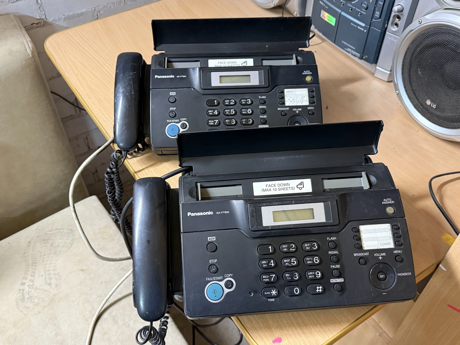 Телефон факс panasonic kx ft934 - изображение 1