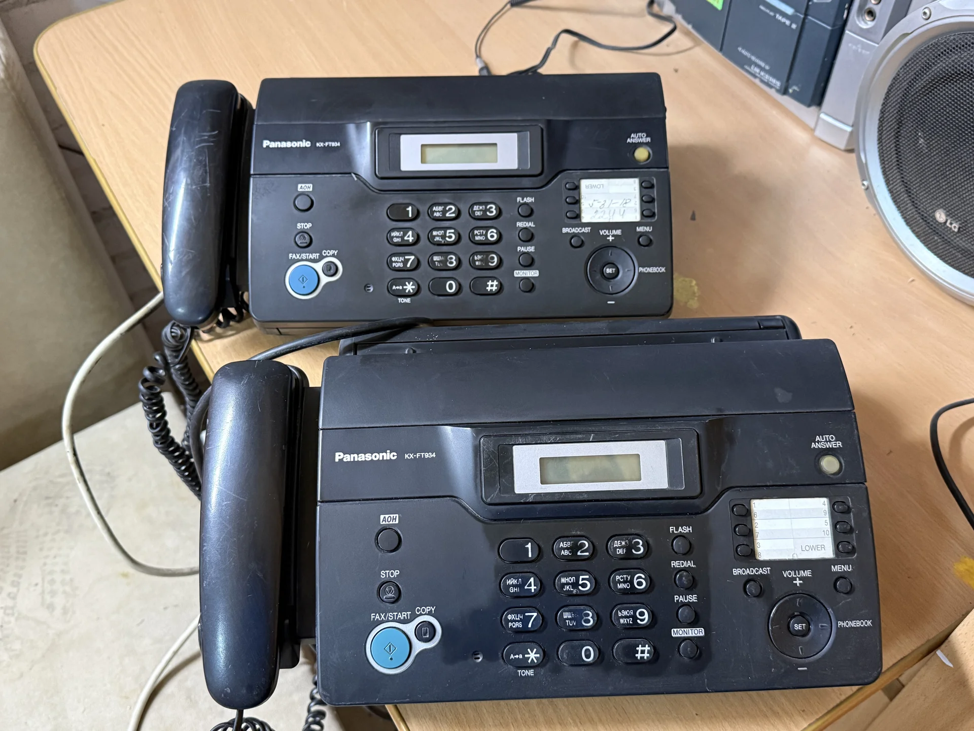 Телефон факс panasonic kx ft934 - миниатюра 2