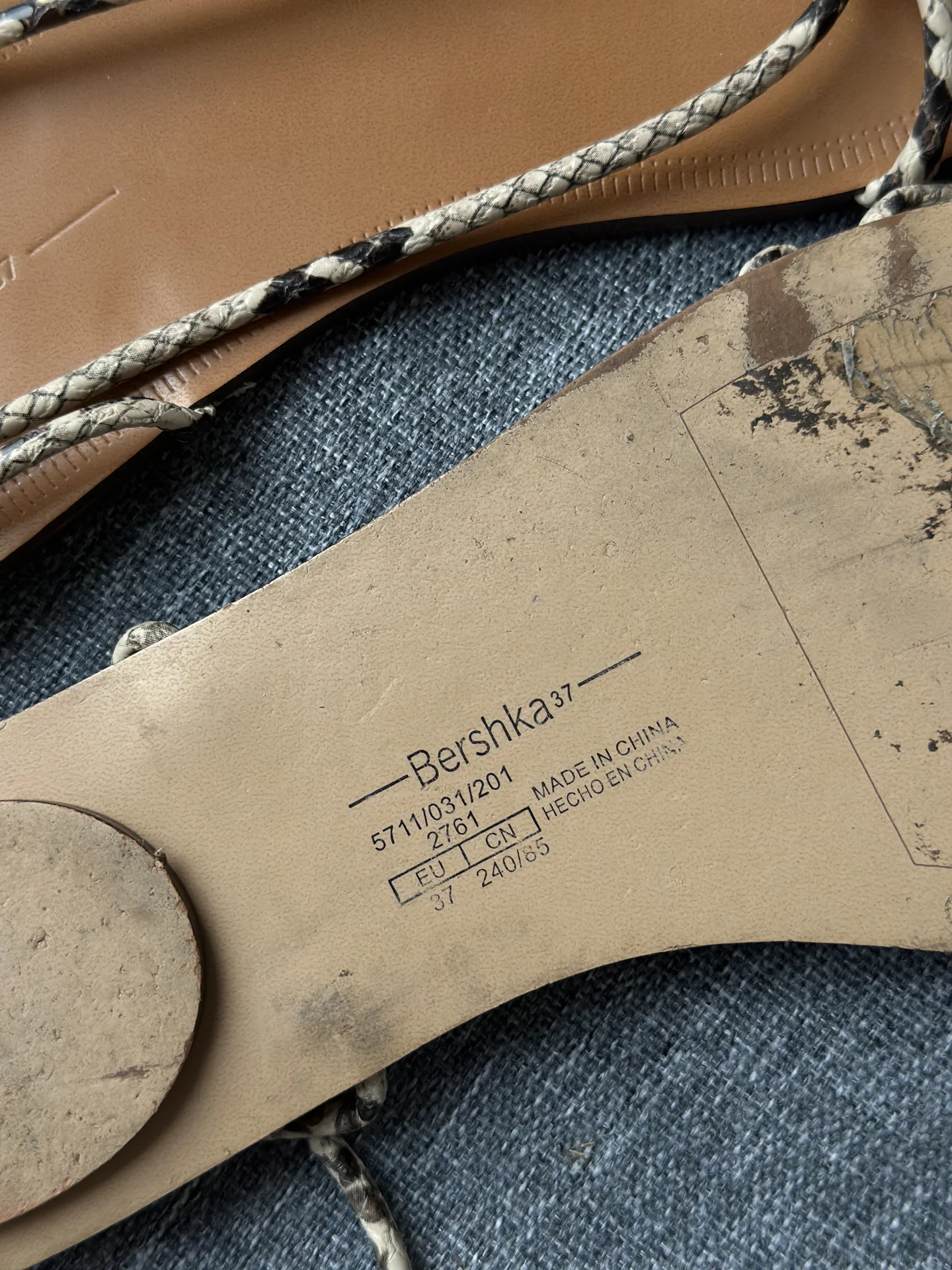 Сандалии женские Bershka 37 - миниатюра 5