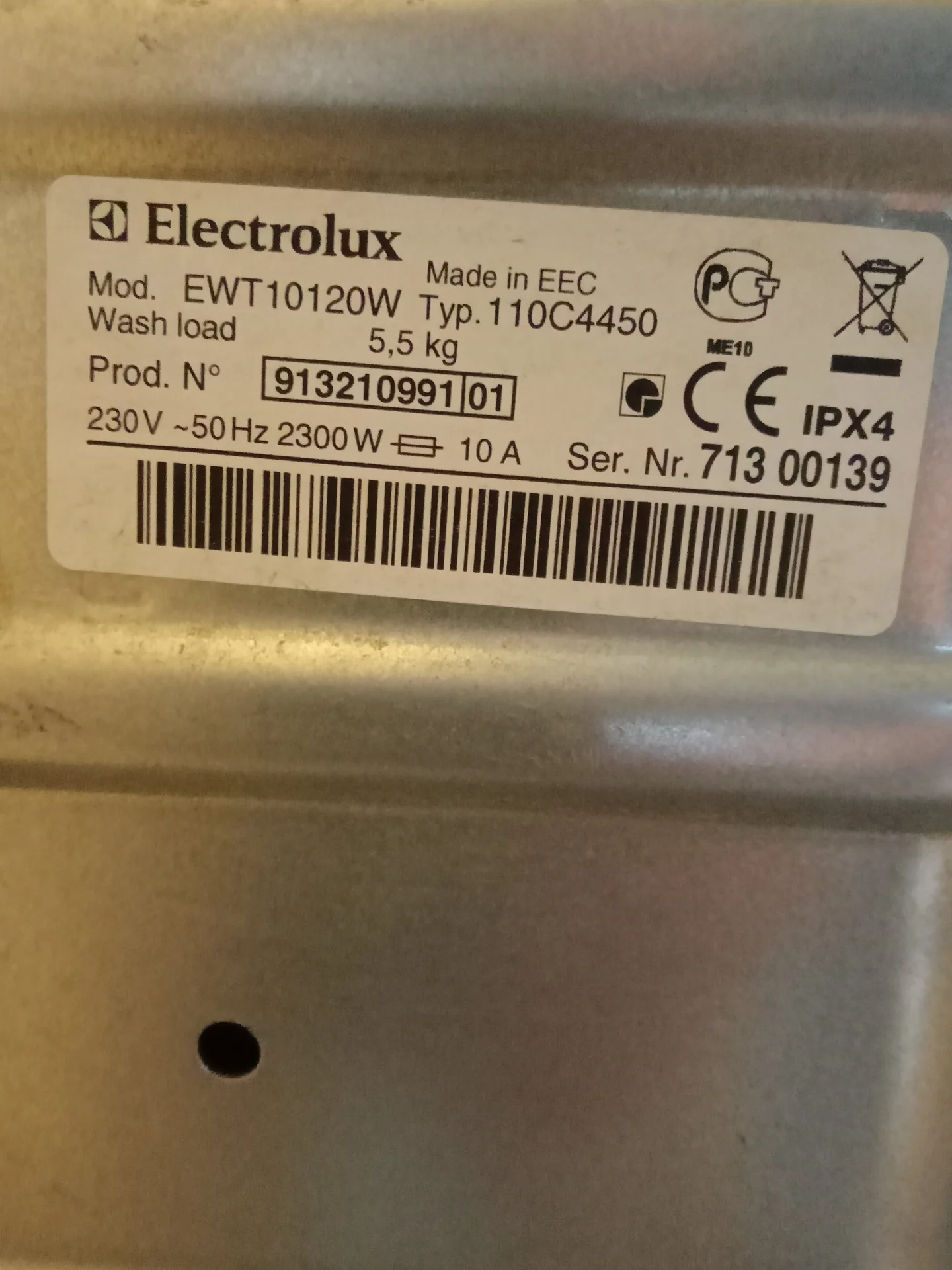 Стиральная машинка Electrolux intuition на з/части - изображение 1