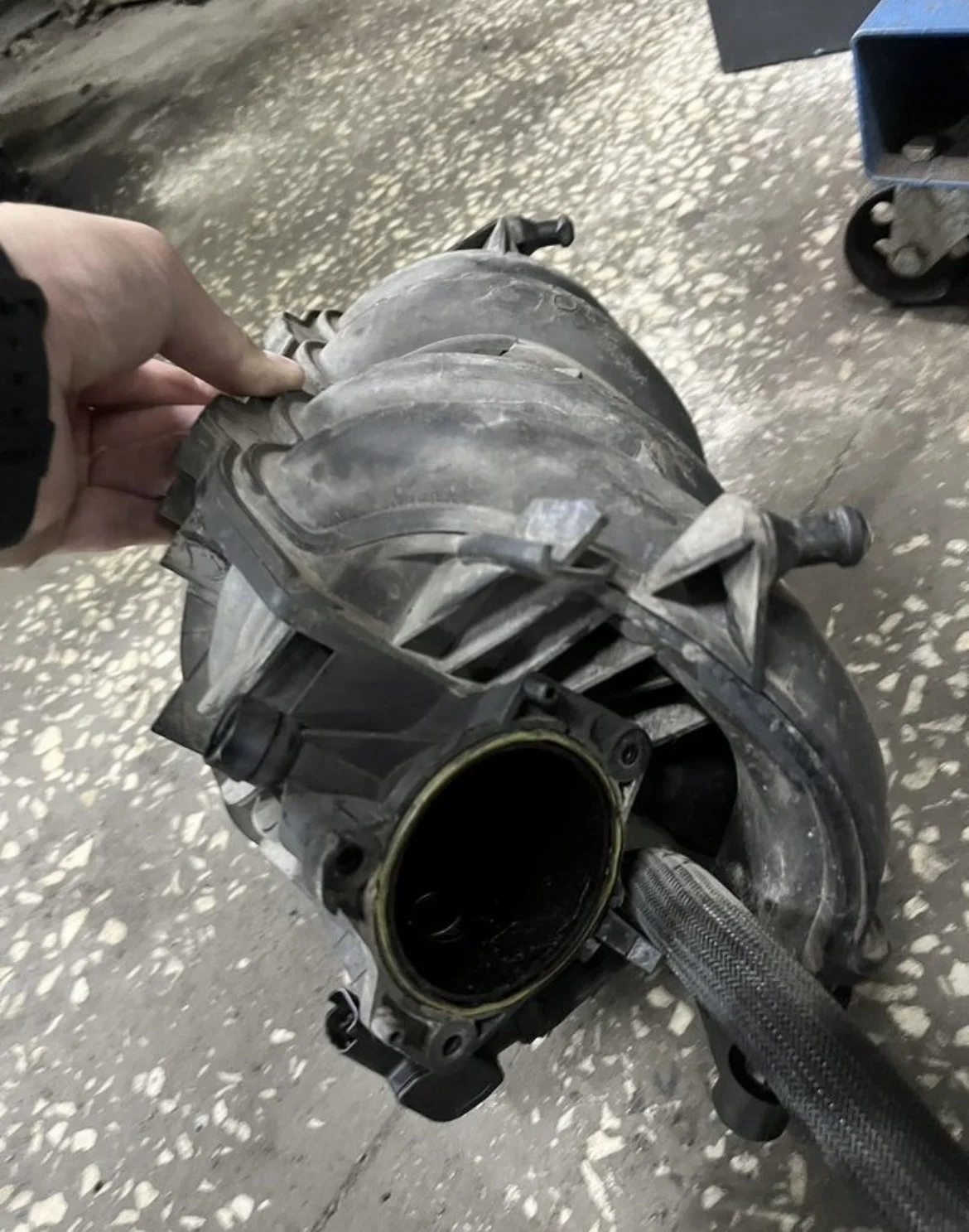 Коллектор впускной Citroen C4, B7, EP6C - миниатюра 4