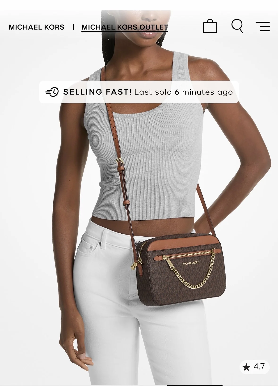 Сумка Michael Kors jet set - миниатюра 3