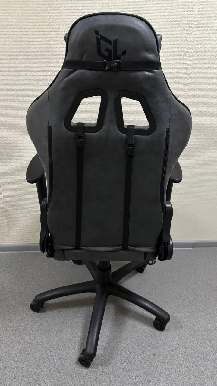 Кресло компьютерное Gamelab Warlock Grey - миниатюра 2
