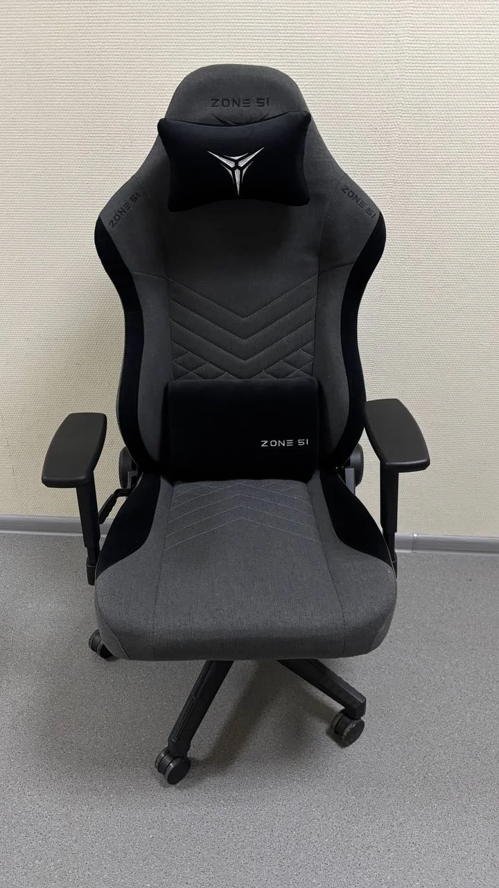 Кресло компьютерное Zone 51 Bastion Grey - изображение 1
