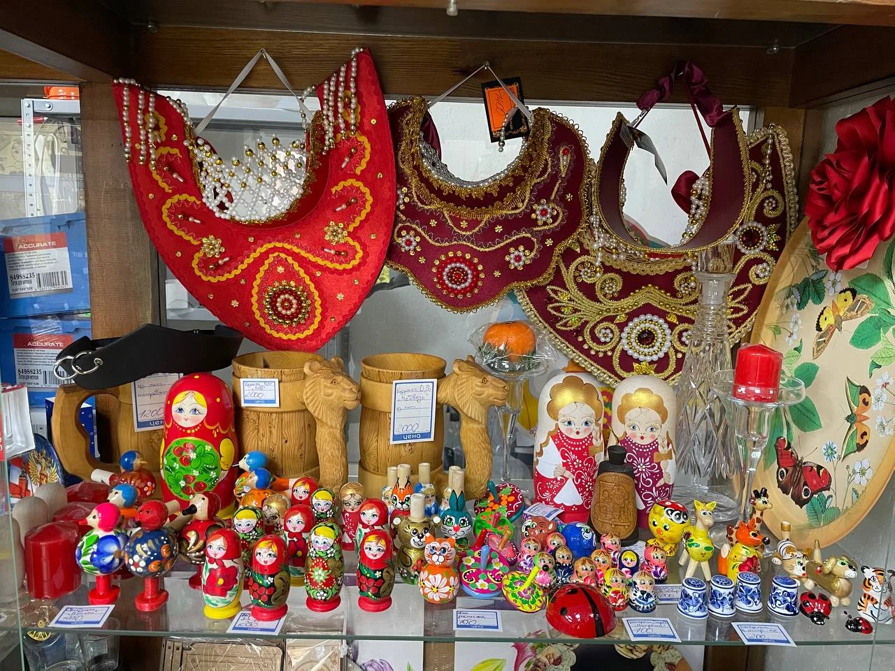 Русский сувенир- свистульки, юла, магниты,наперстки - изображение 1
