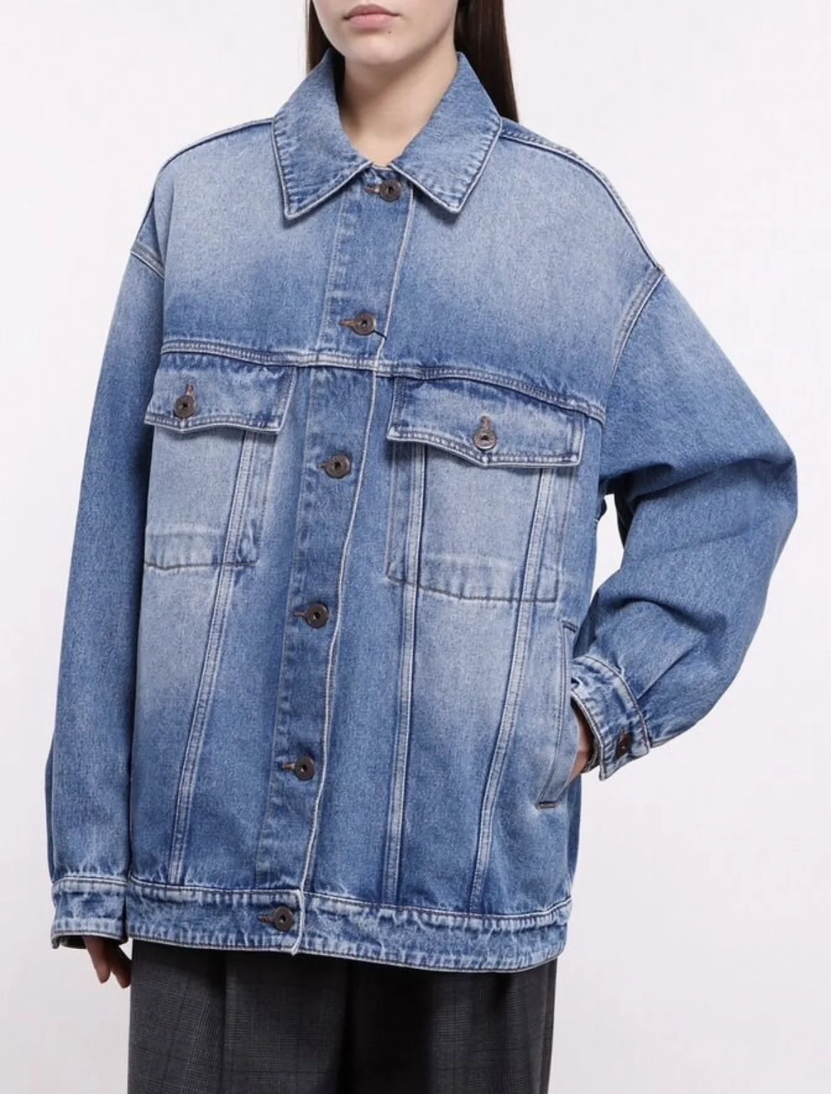 Куртка Max Mara 48 деним - миниатюра 2